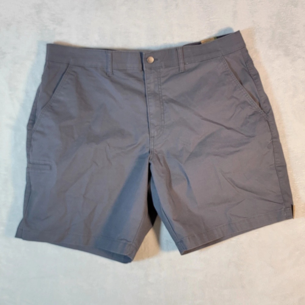 Brahma Men's‎ 42 Canvas Work Construction Lawn Shorts Phone Pocket Grey NWT